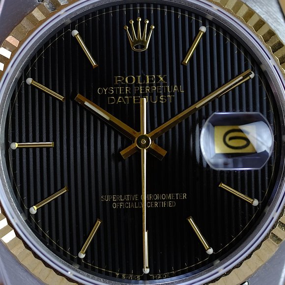 Rolex Datejust Black Tuxedo Dial 36mm Watch - Picture 5 of 9